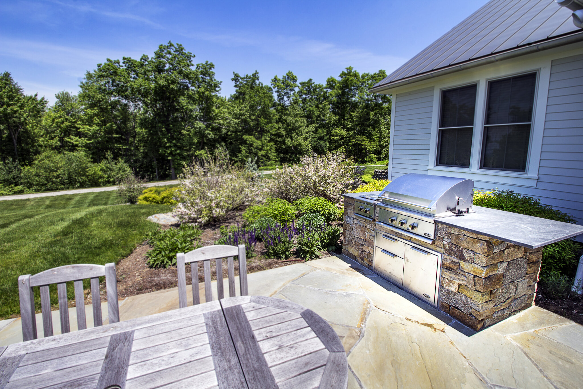 Custom Outdoor BBQ and patio Litchfield County CT